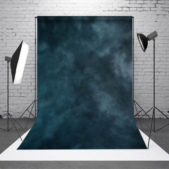 Aperturee - Dark Haze Blue Simple Backdrops For Photography