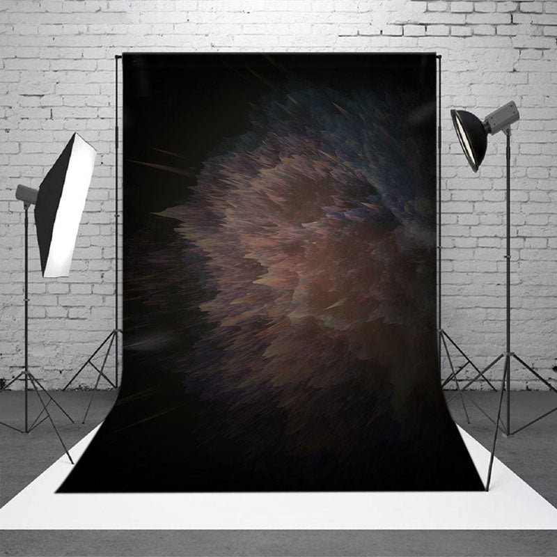 Aperturee - Dark Painting Blast Texture Portrait Backdrop For Photo