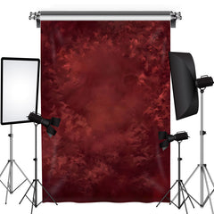 Aperturee - Dark Red Texture Mottled Abstract Textured Backdrop