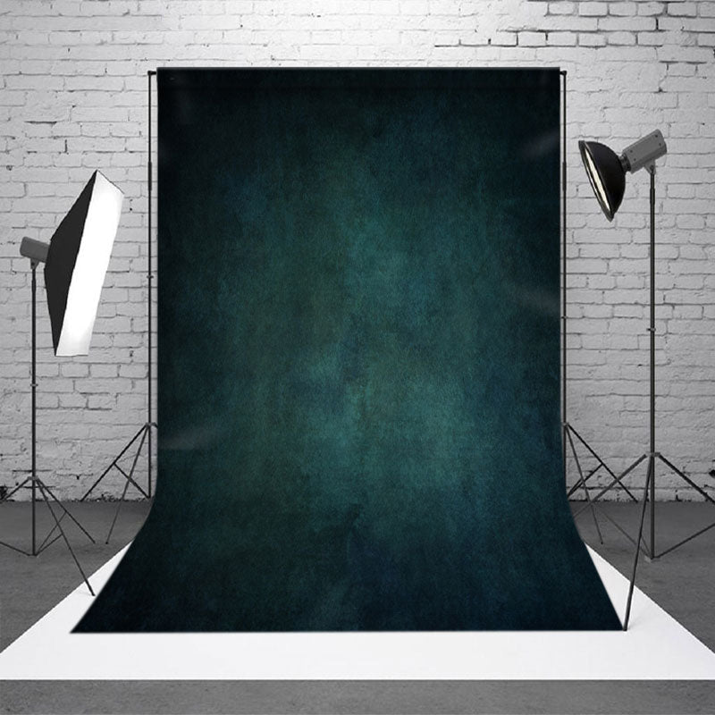 Aperturee - Dark Tidewater Green Theme Photo Backdrop For Photography