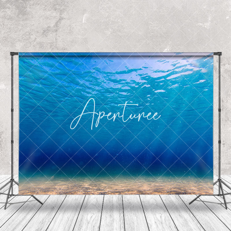 Aperturee - Deep Sea Sandy Seabed Natural Scenery Photo Backdrop