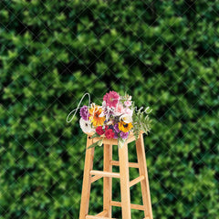 Aperturee - Dense Green Natural Plant Leaves Spring Backdrop