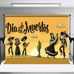 Aperturee - Dia Delas Muertos Desert Daytime Celebration Backdrop