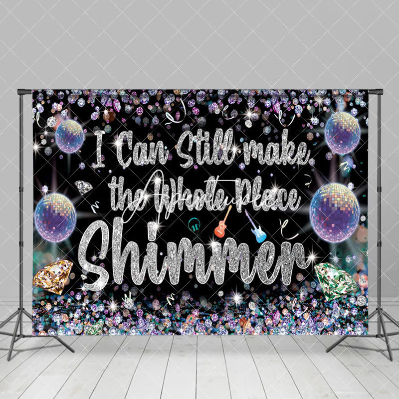 Aperturee - Diamonds Make The Whole Place Shimmer Party Backdrop