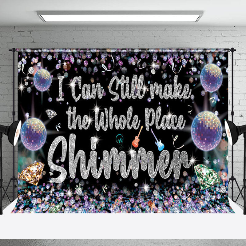 Aperturee - Diamonds Make The Whole Place Shimmer Party Backdrop