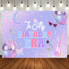 Aperturee - Disco Dance Ball Sparkling Guitar Birthday Backdrop