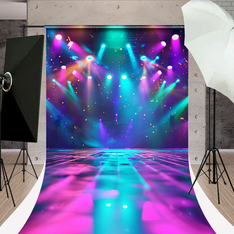 Aperturee - Disco Lights Party Sweep Backdrop For Photo Shoot