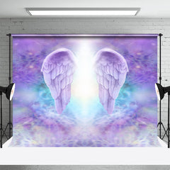 Aperturee - Dreamy Feather Wings Heaven Holy Funeral Backdrop