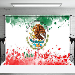 Aperturee - Eagle Viva Mexico Flag Independence Day Backdrop