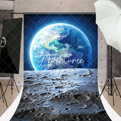 Aperturee - Earth Bumpy Floor Galaxy Sweep Photography Backdrop