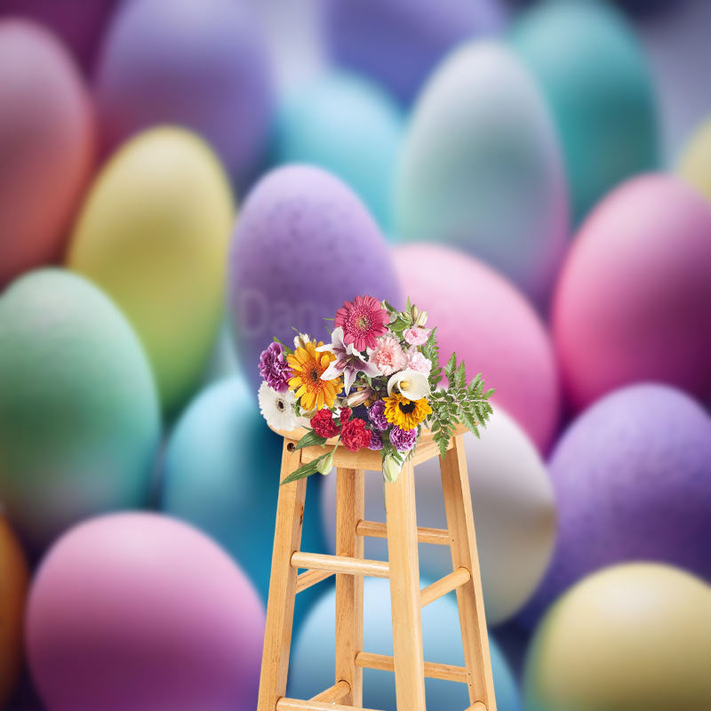 Aperturee - Easter Egg Photography Backdrop For Kids Mini Session