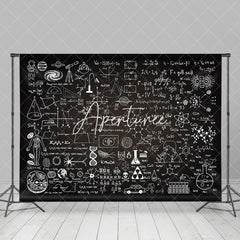 Aperturee - Educational Blackboard Kid Back To School Backdrop