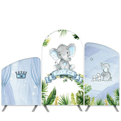 Aperturee Elephant Theme Its A Boy Baby Shower Arch Backdrop Kit