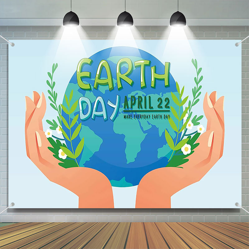 Aperturee - Environmental Protection Earth Day Theme Backdrop