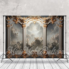 Aperturee - European Mythological Angel Cloud Painting Backdrop