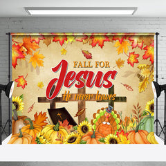 Aperturee - Fall For Jesus He Never Leaves Backdrop For Easter