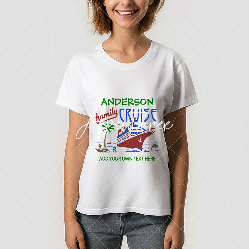 Aperturee - Family Cruise Vacation Ship Custom T-Shirt