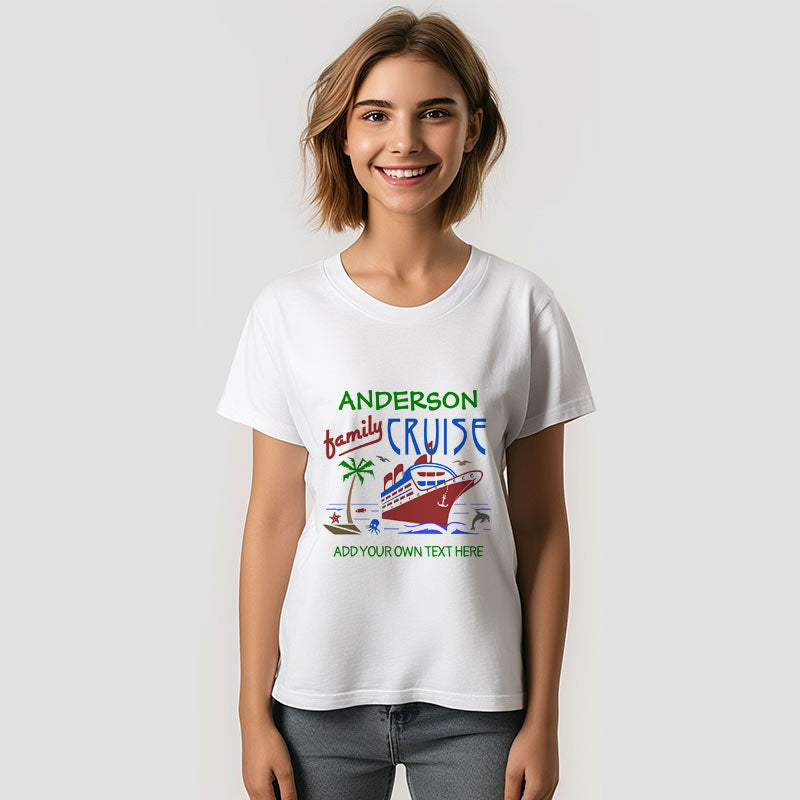 Aperturee - Family Cruise Vacation Ship Custom T-Shirt