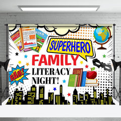 Aperturee - Family Literacy Night Books World Book Day Backdrop