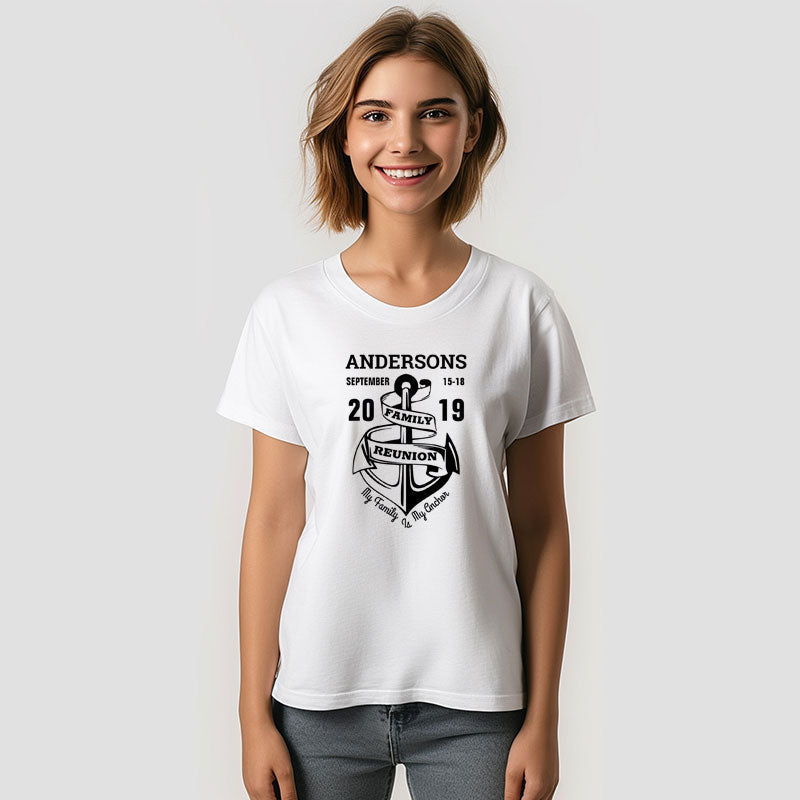 Aperturee - Family Reunion Anchor Personalized T-Shirt