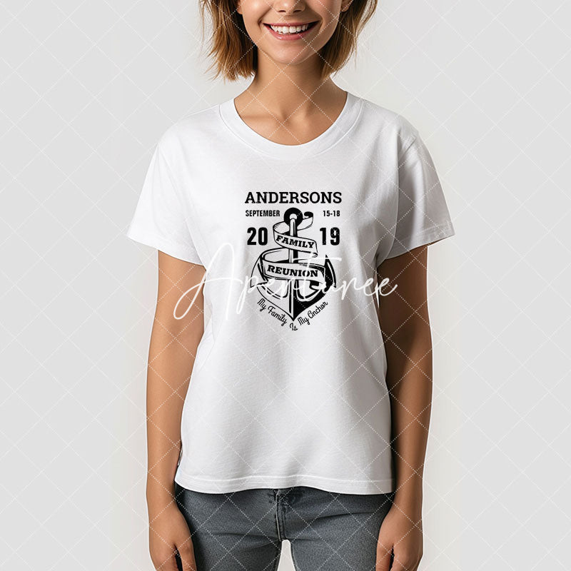 Aperturee - Family Reunion Anchor Personalized T-Shirt