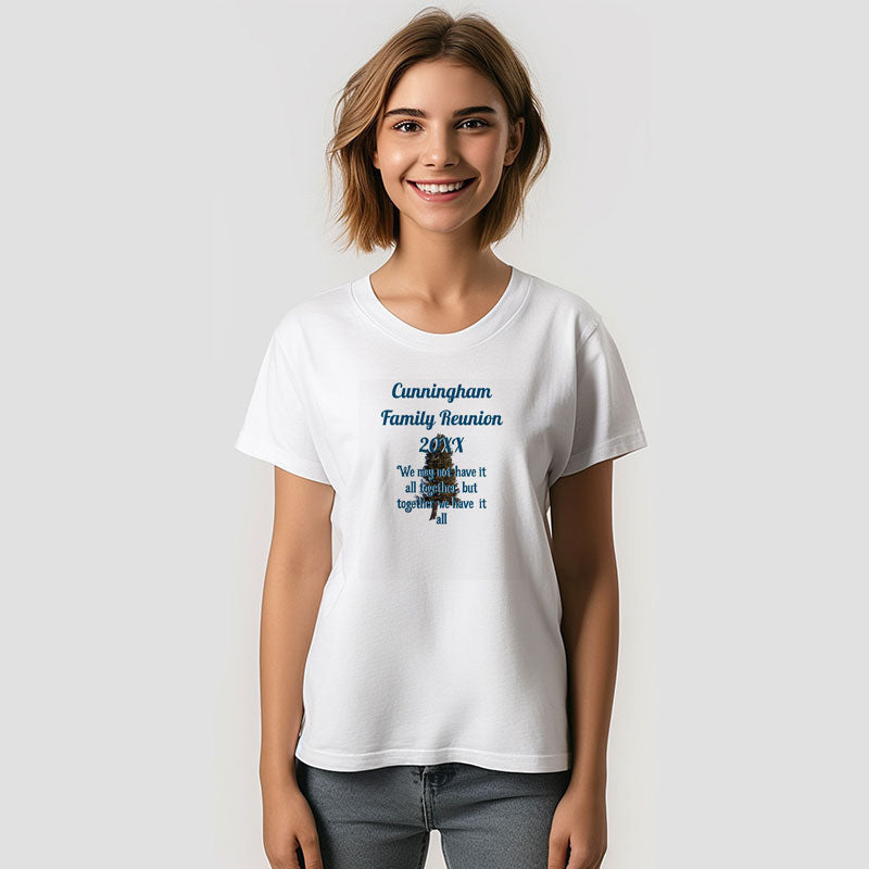 Aperturee - Family Reunion Custom Evergreen Tree T-Shirt