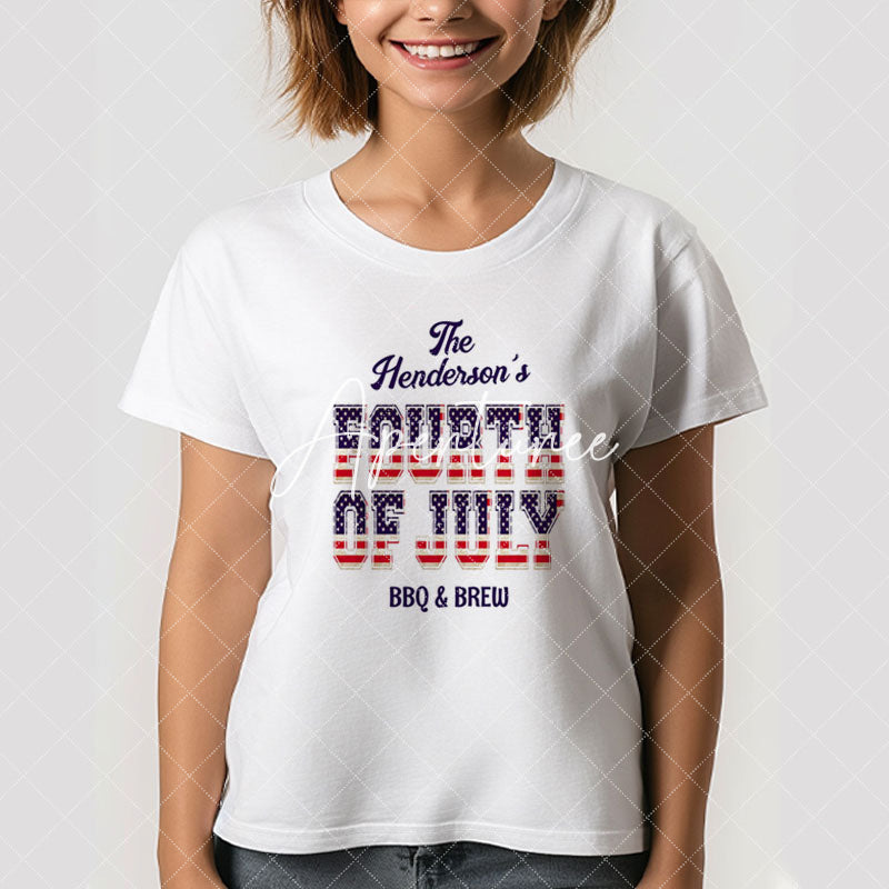 Aperturee - Family Reunion Fourth of July Custom T-Shirt