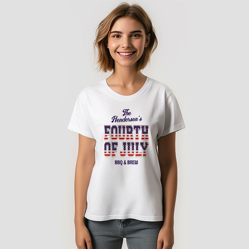 Aperturee - Family Reunion Fourth of July Custom T-Shirt