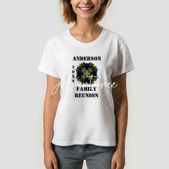 Aperturee - Family Reunion Kaleidoscope Gold Blue T-Shirt