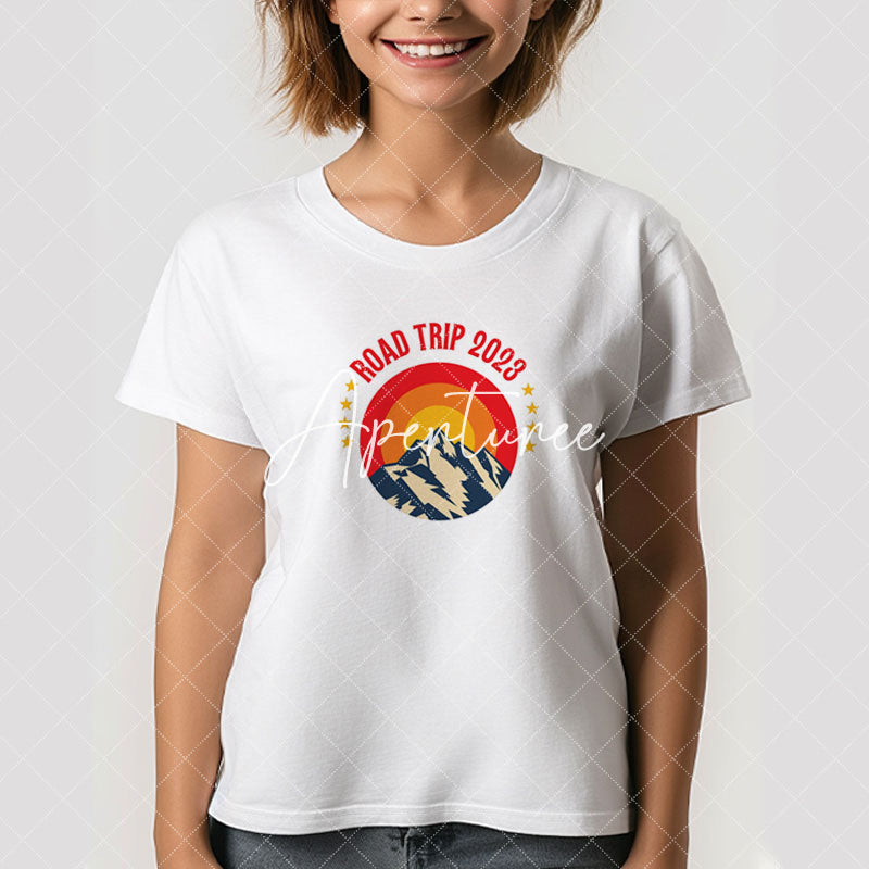 Aperturee - Family Reunion Road Trip Mountain Sunset T-Shirt