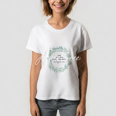 Aperturee - Family Reunion Watercolor Wreath Greenery T-Shirt