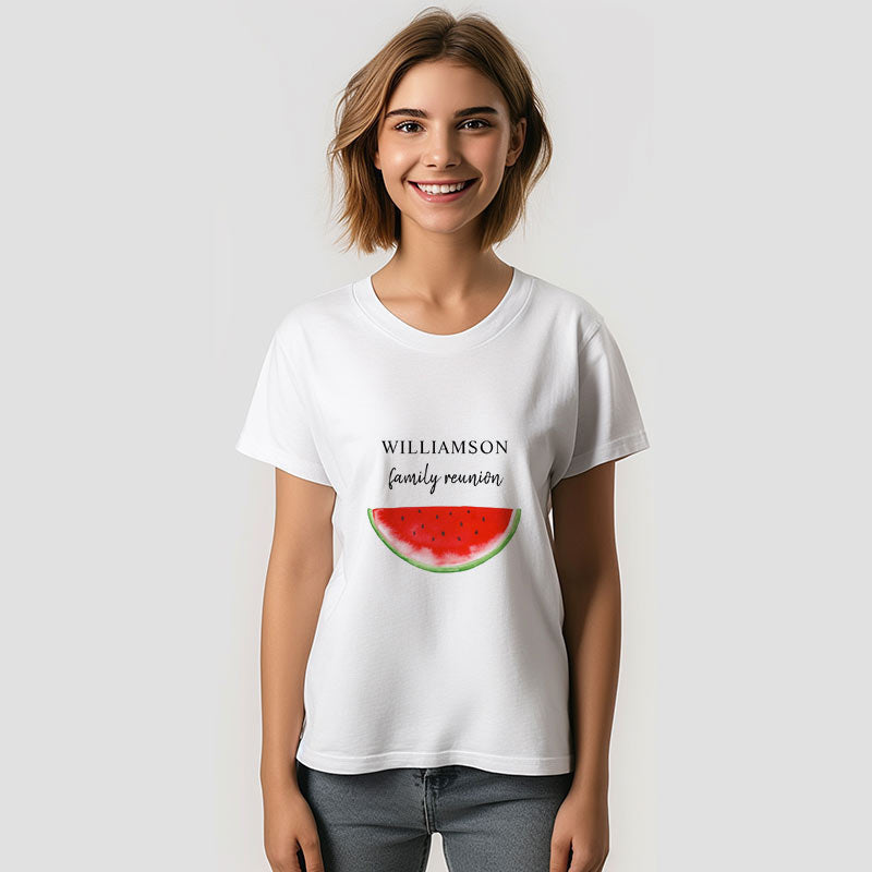 Aperturee - Family Reunion Watermelon Summer Custom T-Shirt