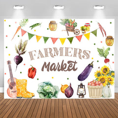 Aperturee - Farmers Market Theme Cowboy Holiday Party Backdrop