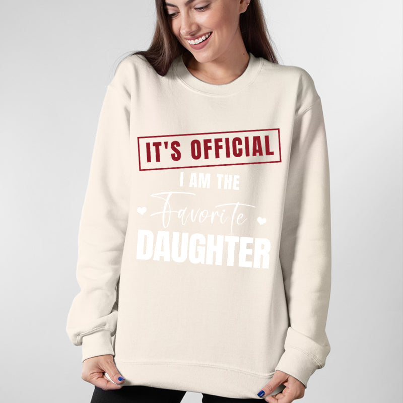 Aperturee - Favorite Daughter Classic Crewneck Sweatshirt