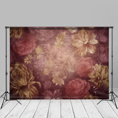 Aperturee - Fine Art Pink Floral Photo Backdrop For Maternity