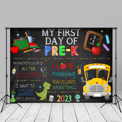 Aperturee - First Day Of Pre-K Back To School Photo Backdrop