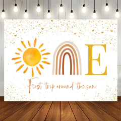 Aperturee - First Trip Around The Sun 1st Birthday Backdrop