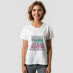 Aperturee - Flocking Fabulous Flamingos Family Reunion T-Shirt