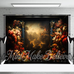 Aperturee - Floral Painterly Old Masters Dark Fine Art Backdrop