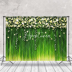 Aperturee - Floral Spring Greenery Photography Studio Backdrop