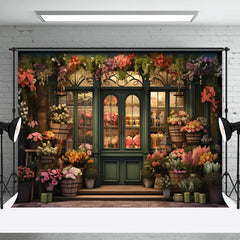 Aperturee - Flower Shop Store Plants Window Spring Backdrop