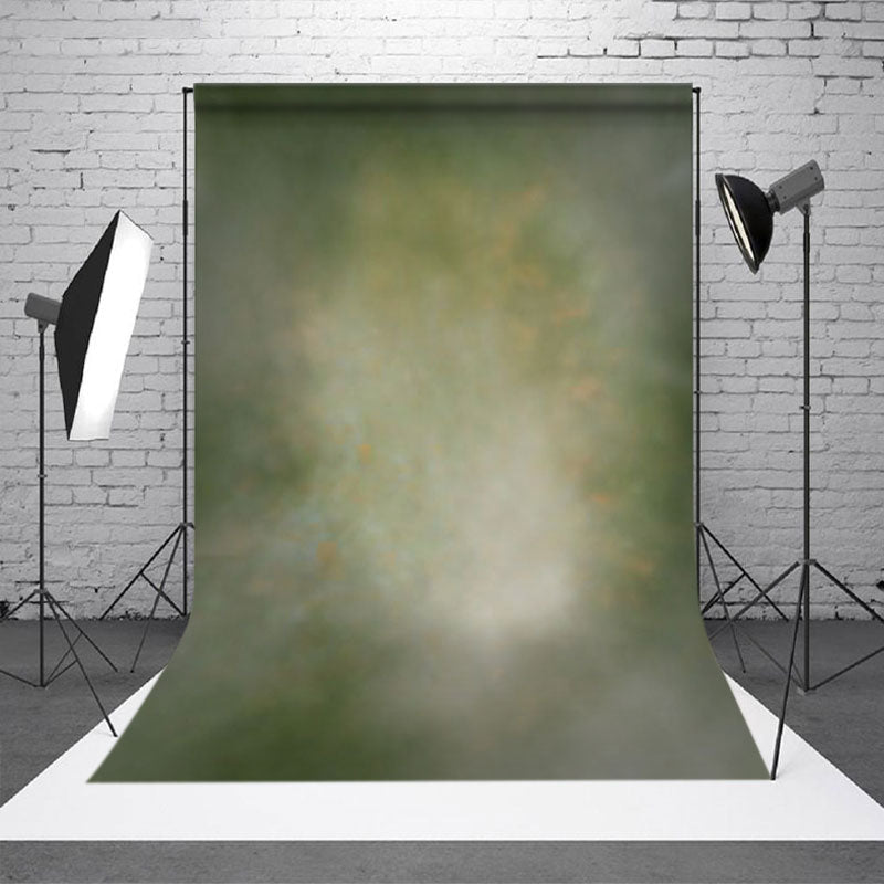 Aperturee - Foggy Green Abstract Photography Studio Backdrop