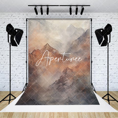 Aperturee - Foggy Ink Landscape Painting Photography Backdrop