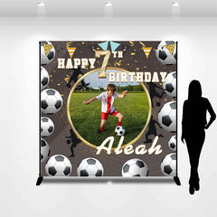 Aperturee - Football Club Sports Custom Photo Boy Birthday Backdrop