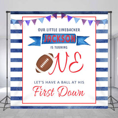 Aperturee - Football First Down Custom Birthday Party Backdrop