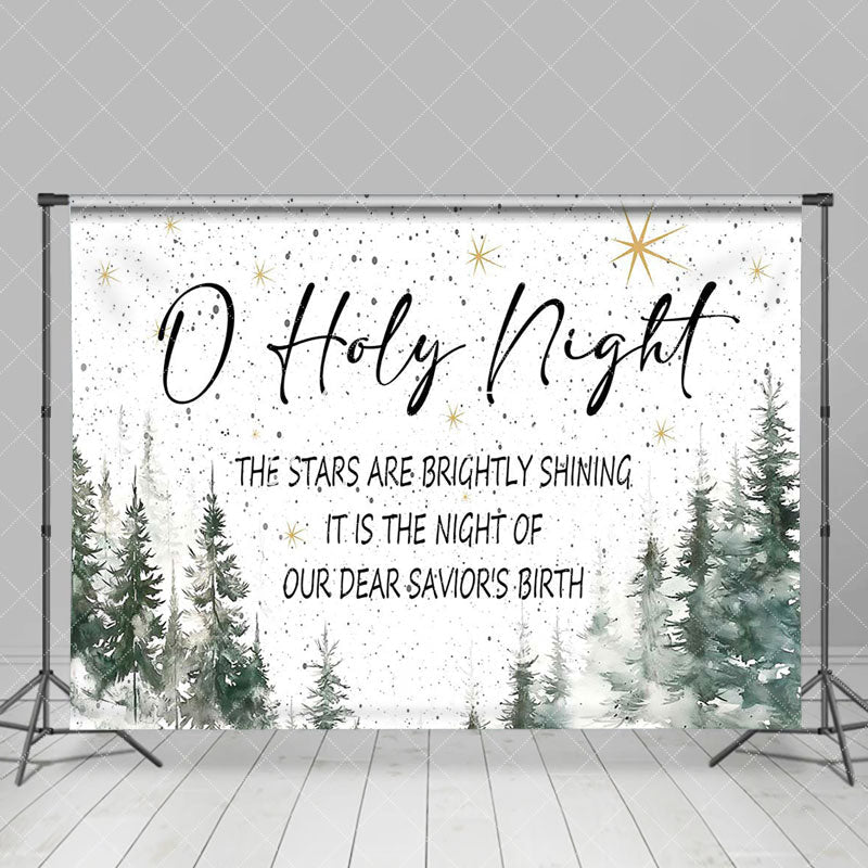 Aperturee - Forest Star Dear Saviors Birth O Holy Night Backdrop