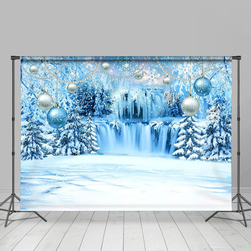 Aperturee - Frozen Crystal Pendant Ice World Winter Backdrop