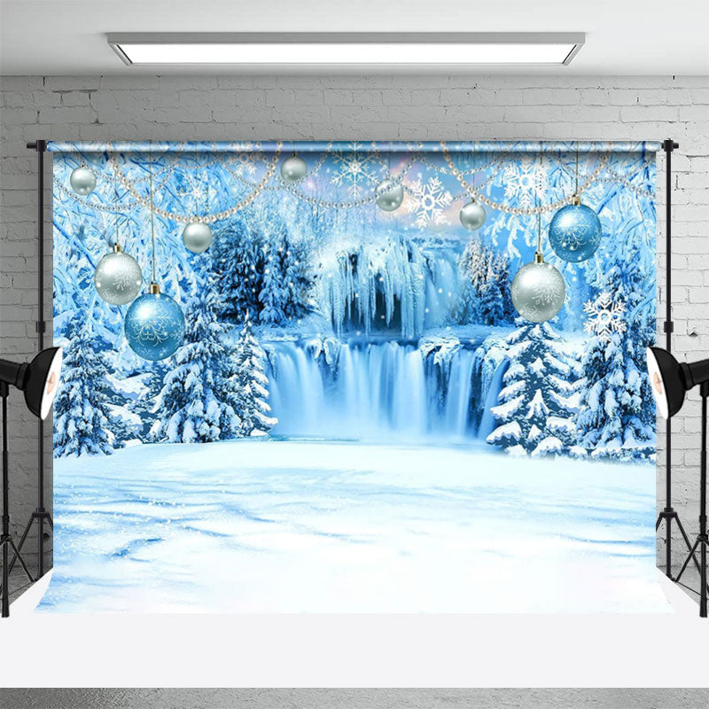 Aperturee - Frozen Crystal Pendant Ice World Winter Backdrop