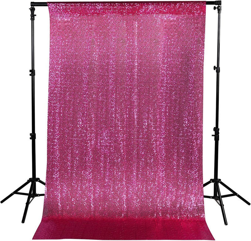 Aperturee - Fucasia Sequin Photo Booth Backdrop Curtain For Photo