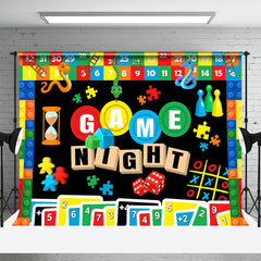 Aperturee - Game Night Colorful Blocks And Uno Dance Backdrop